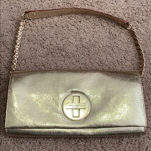 Kate Spade New York Sparkly Gold Evening Bag